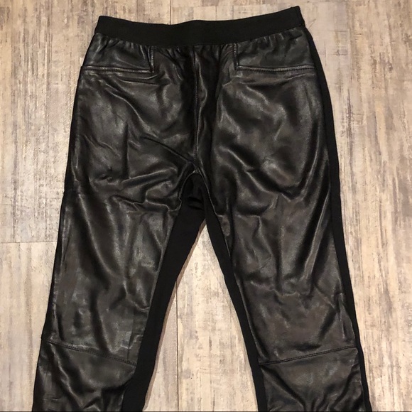 New Victoria’s Secret Leather & Ponte Leggings - Picture 5 of 9